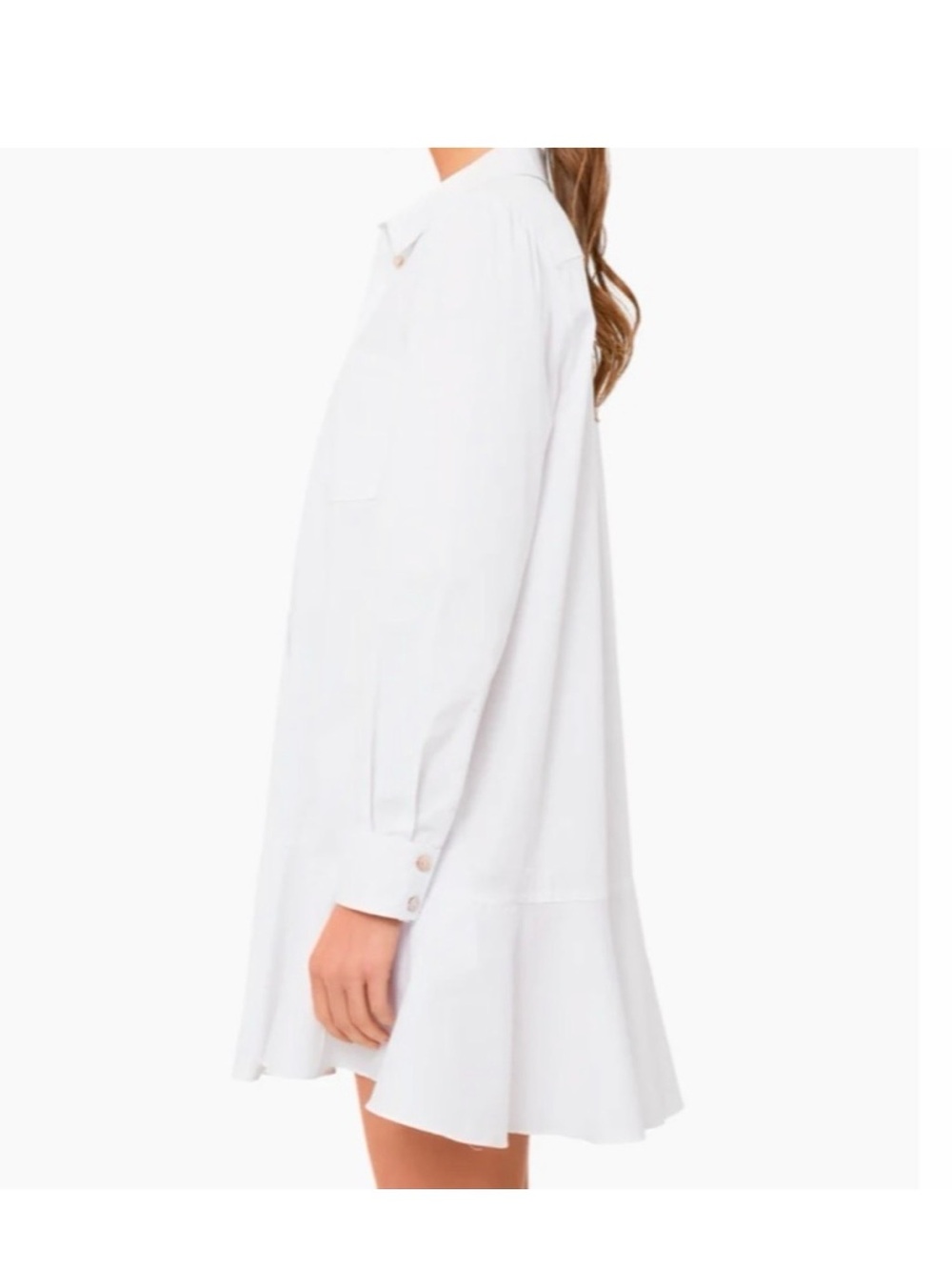 TUCKERNUCK White Callahan Shirt Dress extra large - Picture 3 of 12